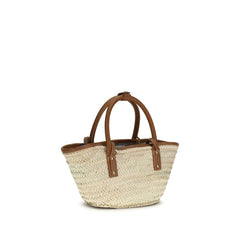 Jacquemus Brown Raffia Handbag