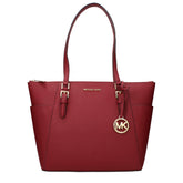Michael Kors Rode Leren Schoudertas