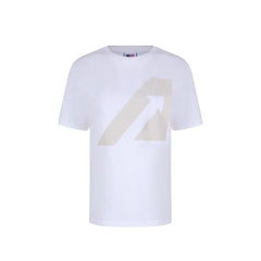 Autry weißes Baumwoll-T-Shirt