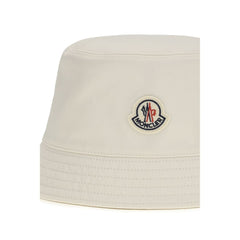 Moncler Eimerhut aus weißem Polyester
