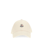Moncler Beigefarbene Baumwollkappe (Baseballkappe)
