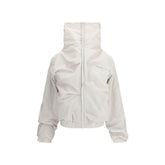 ALAINPAUL Graue Polyamid-Jacke in voller Länge