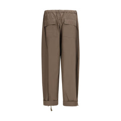 Sacai Braune Baumwoll-Freizeithose