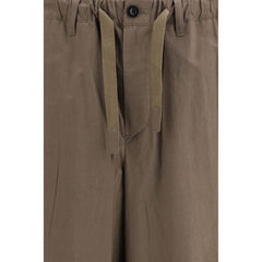 Sacai Braune Baumwoll-Freizeithose