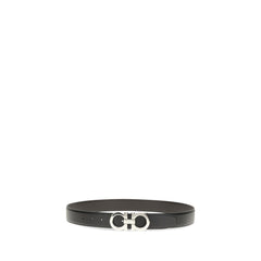 Ferragamo Gürtel aus schwarzem Leder