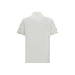 Ferragamo weißes Polohemd aus Baumwolle