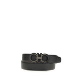 Ferragamo Gürtel aus schwarzem Kalbsleder
