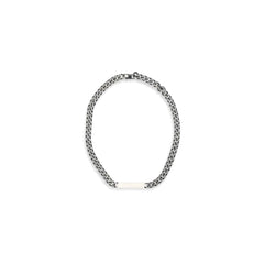 MM6 Silver Metal Necklace