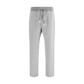 Brioni Gray Cotton Joggers (Workout Pants)