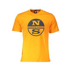 North Sails Arancione Cotton Men's T-Shirt
