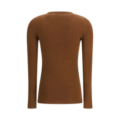 Prada Cardigan aus brauner Fleecewolle