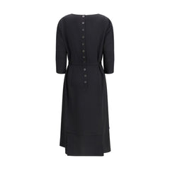 Prada Schwarzes lässiges Kleid aus Azetat