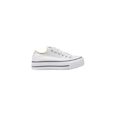 Converse Plateau-Sneaker aus weißem Stoff