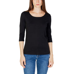 Street One Langarmshirt aus schwarzer Baumwolle