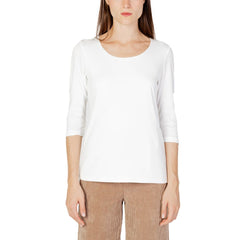 Street One Cream Baumwoll-Langarmshirt