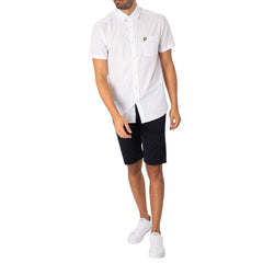 Lyle & Scott Bermuda-Shorts aus blauer Baumwolle