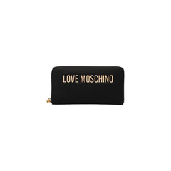 Love Moschino – Schwarze Geldbörse aus Polyethylen