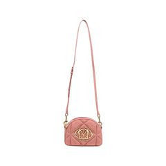 Love Moschino Handtasche aus rosa Wildleder