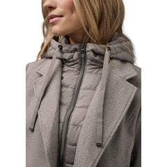 Street One Beigefarbener Polyester-Mantel
