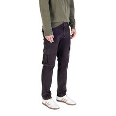 Lyle & Scott Schwarze Baumwoll-Cargohose