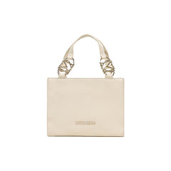 Love Moschino Beige Handtasche aus Polyethylen