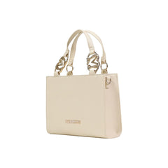Love Moschino Beige Handtasche aus Polyethylen
