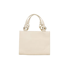 Love Moschino Beige Handtasche aus Polyethylen