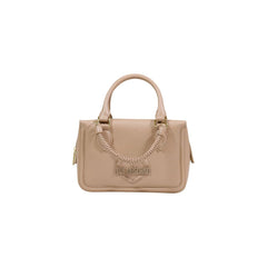 Love Moschino Beige Handtasche aus Polyethylen