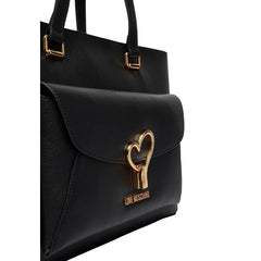 Love Moschino – Schwarze Handtasche aus Polyethylen