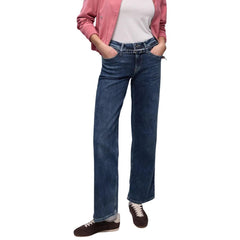 Street One Blaue Baumwoll-Jeans im Relaxed Fit