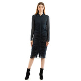 Patrizia Pepe Blue Polyester Casual Dress