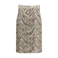 Brunello Cucinelli Beige Silk Blouse