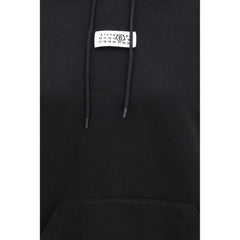 MM6 Schwarzes Baumwoll-Sweatshirt