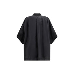 MM6 Schwarze Polyamid-Mäntel
