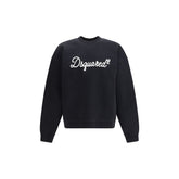 Dsquared² Schwarzes Baumwoll-Sweatshirt