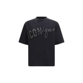 Dsquared² Schwarzes Baumwoll-T-Shirt