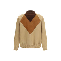 Valentino Garavani Brown Goatskin Biker Jacket