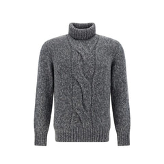 Brunello Cucinelli Grauer Kaschmirpullover