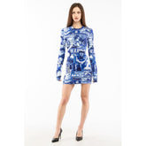 Moschino Multicolor Cotton Casual Dress