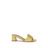 Santoni Bicolor Calf Leather Bos Taurus Sandals
