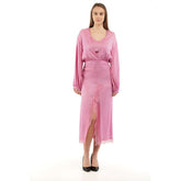 Moschino Multicolor Marabou Casual Dress