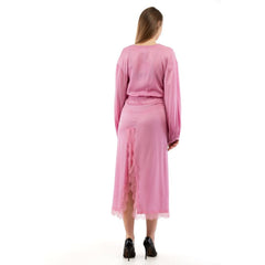 Moschino Multicolor Marabou Casual Dress