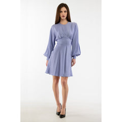 Moschino Purple Marabou Casual Dress