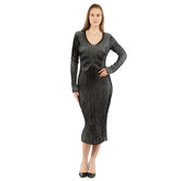 Moschino Multicolor Wool Casual Dress