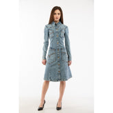 Moschino Multicolor Cotton Casual Dress