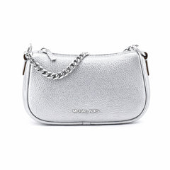 Michael Kors Gray Leather Shoulder Bag