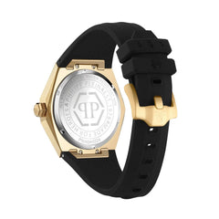 Philipp Plein Schwarze Synthetik-Armbanduhr