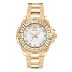Philipp Plein Goldene Edelstahluhr