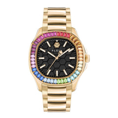 Philipp Plein Goldene Edelstahluhr