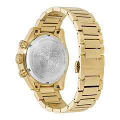 Versace Goldene Edelstahl-Armbanduhr